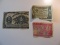 Foreign Currency: 3 very damaged notes