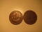 Foreign Coins: 1954 & 1956 Great Britain 1/2 Pennies