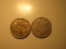 Foreign Coins: 1954 & 1955 Great Britain 6 Pences