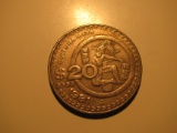 Foreign Coins: 1981 Mexico 20 Pesos big coin