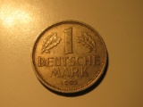 Foreign Coins: 1962 W. Geramny 1 Mark