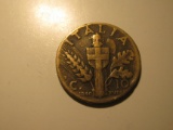 Foreign Coins: WWII Italy 1940 10 Centismo