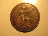 Foreign Coins: WWI 1917  Great Britain Penny