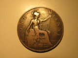 Foreign Coins: 1912 Great Britain Penny
