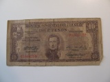 Foreign Currency: Uruguay 10 Pesos