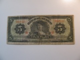 Foreign Currency: 1963 Mexico 5 Pesos