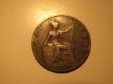 Foreign Coins: 1923 Great Britain 1/2 Penny