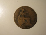 Foreign Coins: WWI 1916  Great Britain 1/2 Penny
