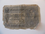 Foreign Currency: 1917 Germany 5 Mark
