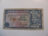 Foreign Currency: Malaysia 1 Ringgit