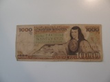 Foreign Currency: 1982 Mexico 1,000 Pesos