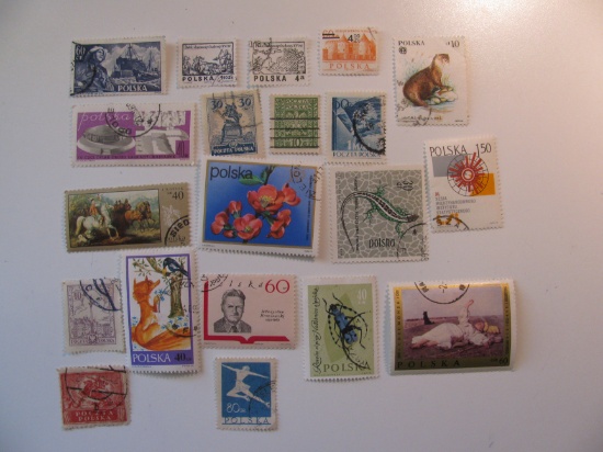 Vintage stamps set of: Poland