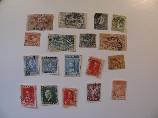 Vintage stamps set of: Upper Silesia & Greece