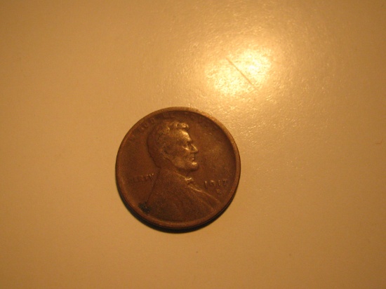 US Coins: 1x1917-D Penny