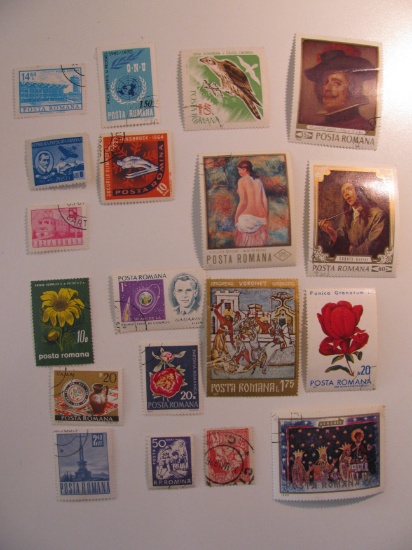 Vintage stamps set of: Romania