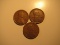 US Coins: 3x1924 Wheat Pennies