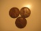 US Coins: 3x1924 Wheat Pennies