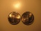 US Coins: 1xUNC 2000-P New York & 1xUNC 2000-P MarylandQuarters