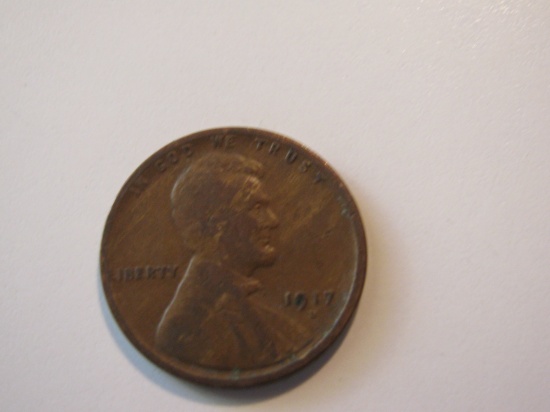 US Coins: 1x1917-D Penny