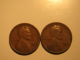 US Coins: 2x1929-D Wheat Pennies