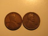 US Coins: 2x1929-D Wheat Pennies