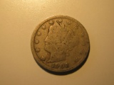 US Coins: 1x1906 V Liberty Nickel