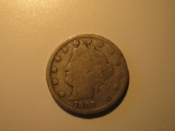 US Coins: 1x1908 V Liberty Nickel