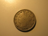 US Coins: 1x1908 V Liberty Nickel