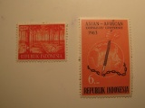 2 Indonesia Unused  Stamp(s)