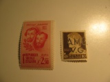2 Italy Unused  Stamp(s)