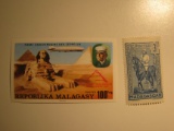 2 Madagascar Unused  Stamp(s)