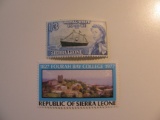 2 Sierra Leone Unused  Stamp(s)