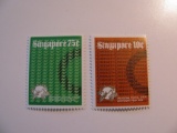 2 Singapore Unused  Stamp(s)