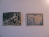 2 Spain Unused  Stamp(s)