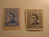 2 Uruguay Unused  Stamp(s)