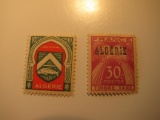 2 Algeria Unused  Stamp(s)