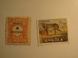 2 Angolia Unused  Stamp(s)