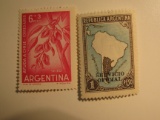 2 Argentina Unused  Stamp(s)