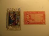 2 Cayman Islands Unused  Stamp(s)