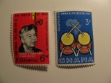 2 Ghana Unused  Stamp(s)