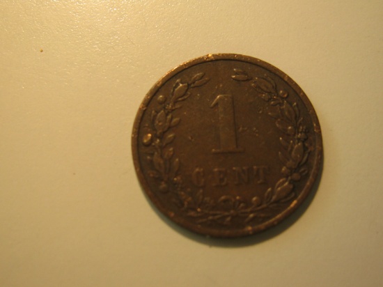 Foreign Coins: 1901 Netherlands 1 Cent