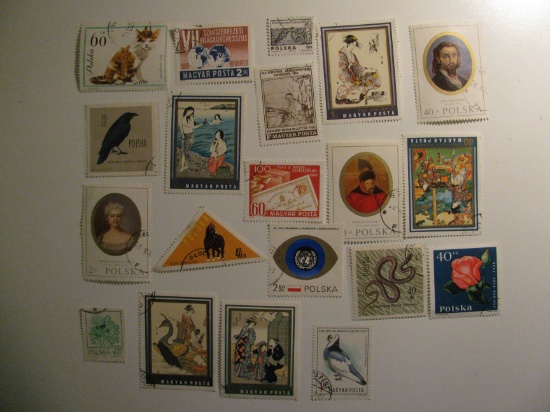 Vintage stamps set of:Hungary & Poland