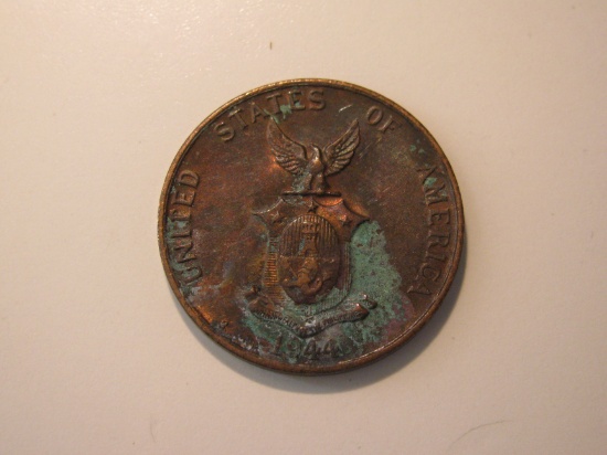 Foreign Coins: WWII 1944 Philippines 1 Centavo