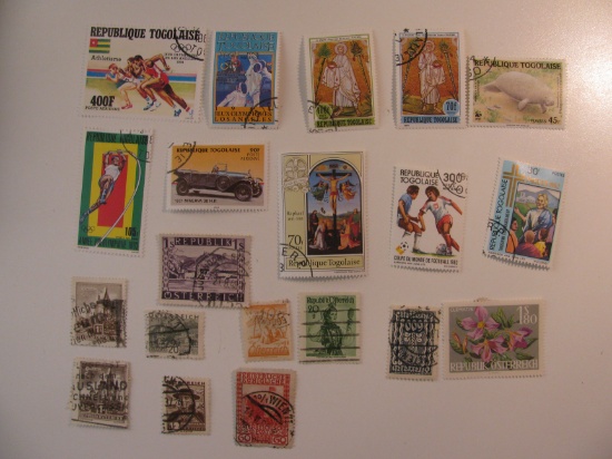 Vintage stamps set of: Austria & Togo