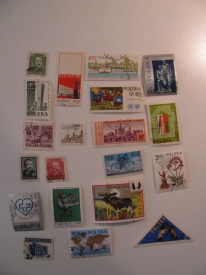 Vintage stamps set of: Poland