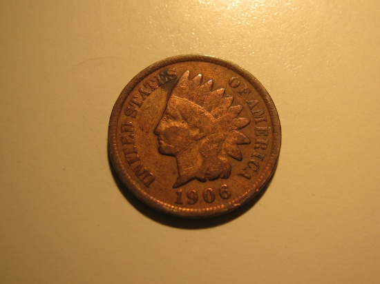 US Coins: 1906 Indian Head penny