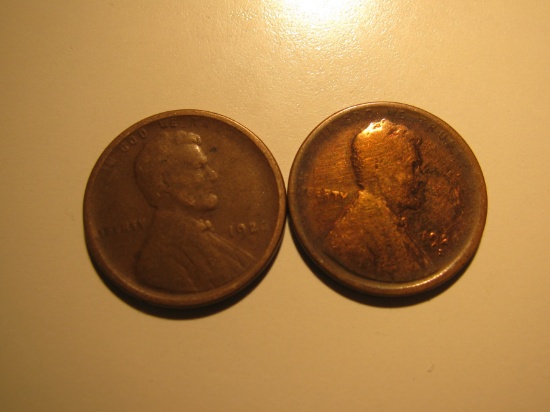 US Coins: 2x1920-S Wheat Penney