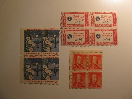 4 Vintage Unused  U.S. Stamp(s)