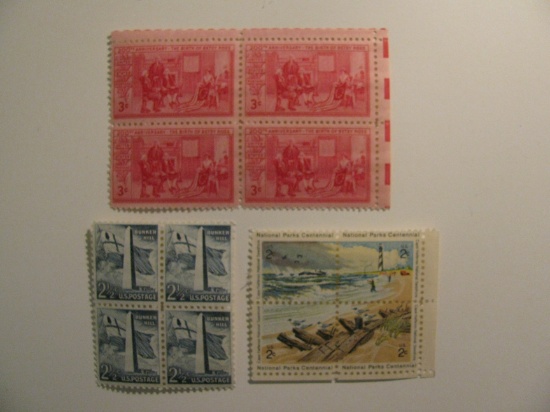 12 Vintage Unused U.S. Stamp(s)