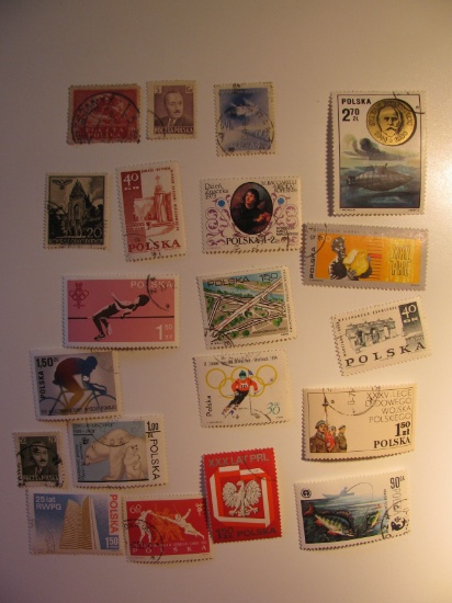 Vintage stamps set of: Poland